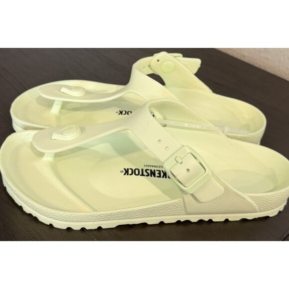 Birkenstock Gizeh EVA Faded Lime - US Women's 6 EU 37 - Picture 1 of 7